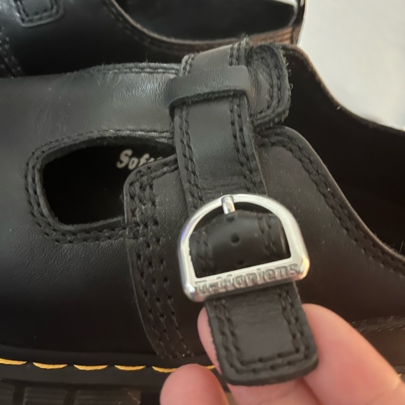 Dr Martens Air Wair AUDRICK NAPPA LUX PLATFORM MARY JANE SHOES Size 8 - Picture 3 of 12